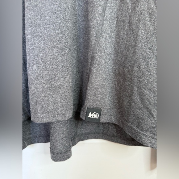 REI Co-Op Women’s Gray Quarter Zip Tech Pullover Long Sleeve Shirt - Size XXL - Picture 2 of 7